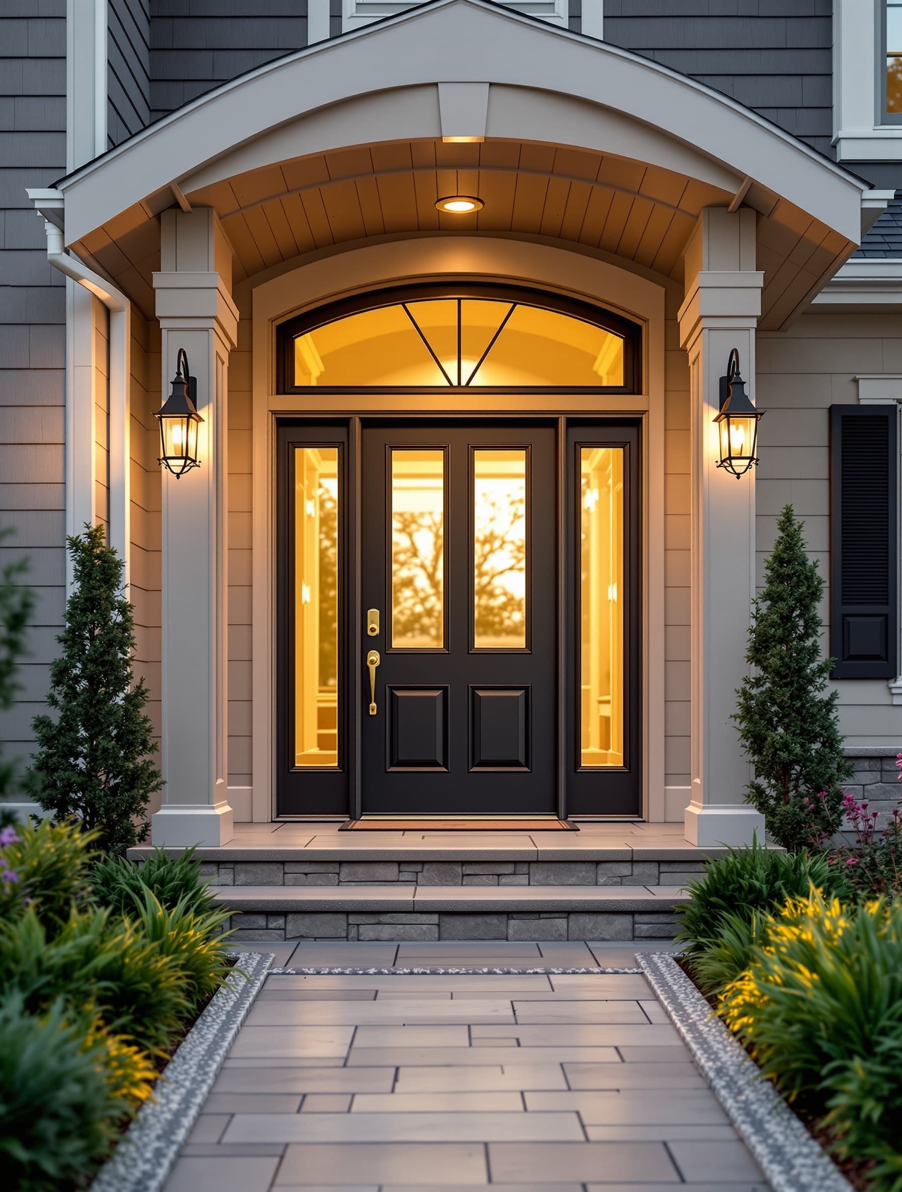 Completed door replacement project on Long Island