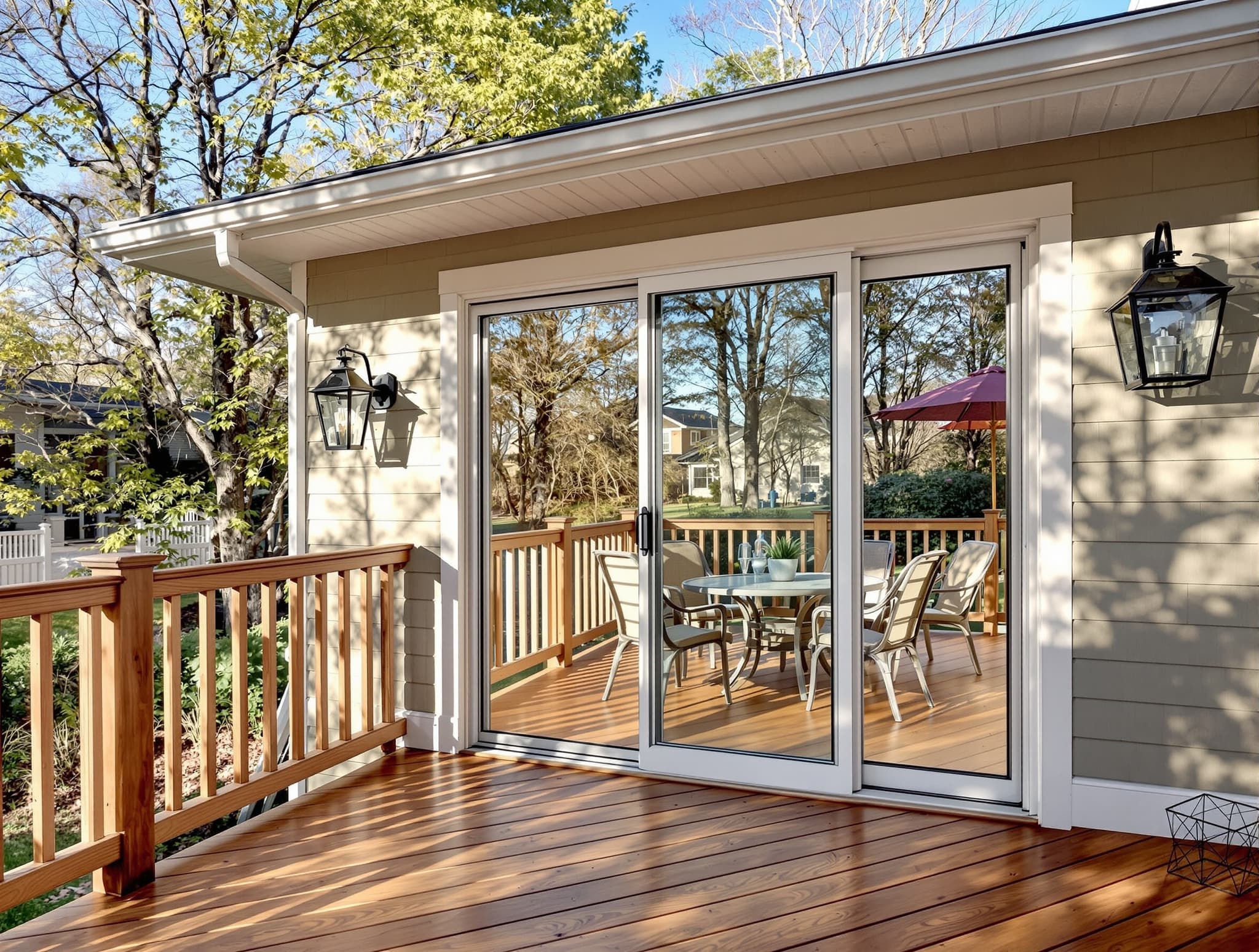 Andersen Patio Slider in Smithtown - after